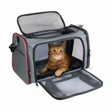 Load image into Gallery viewer, GOOPAWS Soft-Sided Kennel Pet Carrier for Small Dogs, Cats, Puppy, Airline Approved Cat Carriers Dog Carrier Collapsible, Travel Handbag &amp; Car Seat
