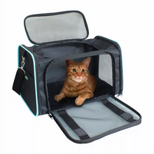 Load image into Gallery viewer, GOOPAWS Soft-Sided Kennel Pet Carrier for Small Dogs, Cats, Puppy, Airline Approved Cat Carriers Dog Carrier Collapsible, Travel Handbag &amp; Car Seat
