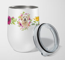 Load image into Gallery viewer, Dog Breed 12 oz Stemless Wine Glass
