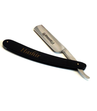 Load image into Gallery viewer, Black Super Sharp Hashir Classic Straight Razor
