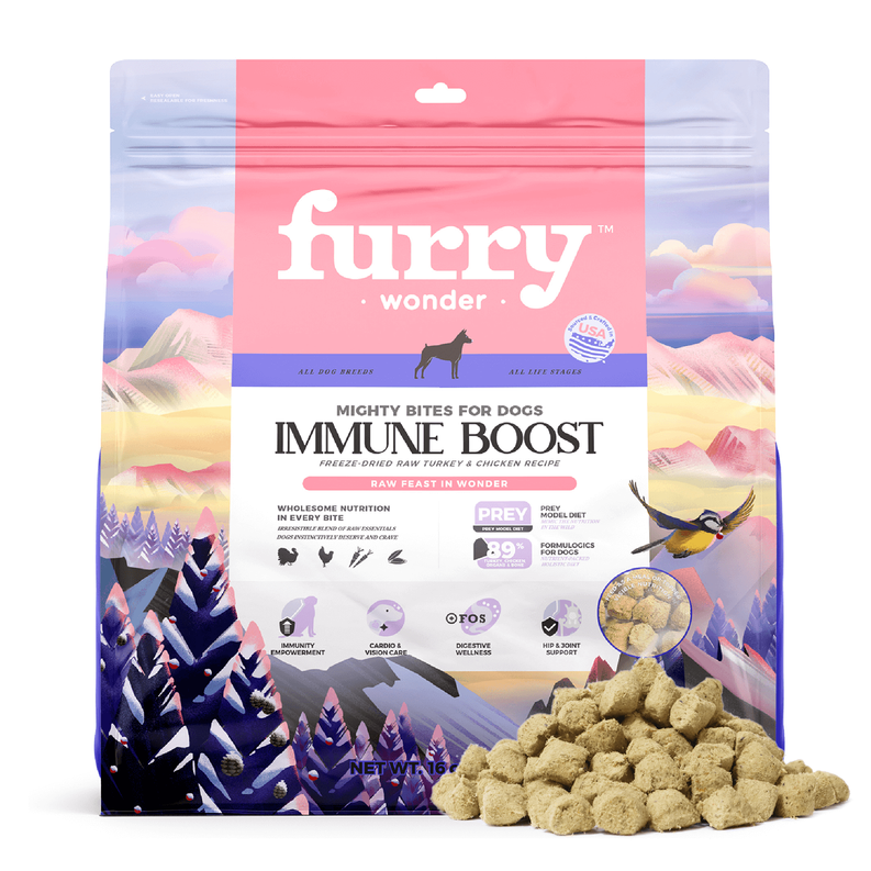 Immune Boost freeze-dried Raw Turkey&Chicken Recipe for Dogs