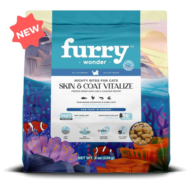 Skin&Coat Vitalize Freeze-Dried Raw Cod&Chicken Recipe for Cats
