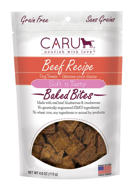 CARU Soft 'n Tasty Beef Recipe Bites for Dogs