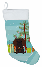 Load image into Gallery viewer, Christmas Tree and Dog on Christmas Stocking
